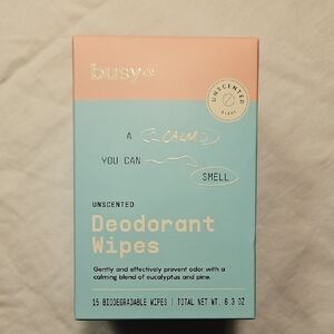 Biodegradable Deodorant Wipes